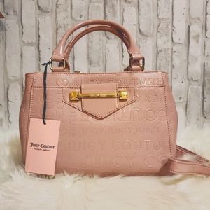 Juicy Couture Word On The Street Pink Mini Satchel